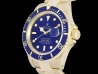Rolex Submariner Date Gold Oyster Bracelet Blue Dial  Watch  16618